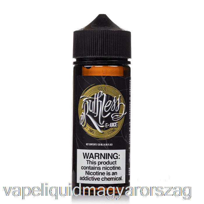 Arany - Könyörtelen Gőz - 120ml 0mg Vape Folyadék